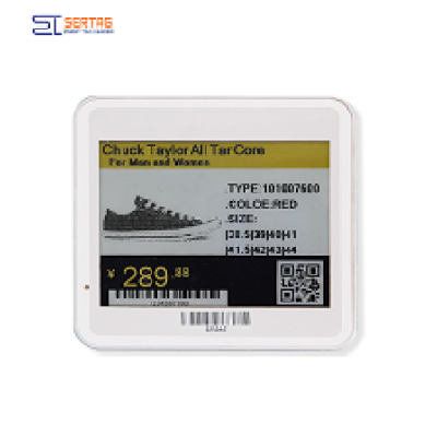 4.2 inch tricolor 400*300 resolution electronic shelf label e- ink shelf label digital price tag