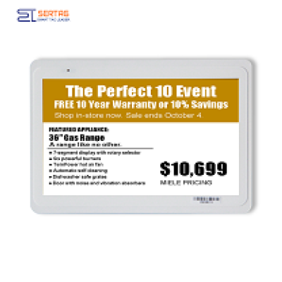 7.5 inch digital price tag E-ink Electronic Shelf Label with black white and yellow