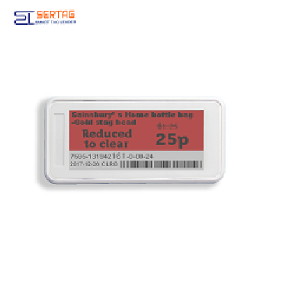 2.9 Inch New Retail Solution 2.4G Digital Price Tag E-ink Electronic Shelf Label Wifi