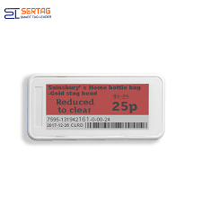2.9 Inch New Retail Solution 2.4G Digital Price Tag  E-ink Electronic Shelf Label Wifi