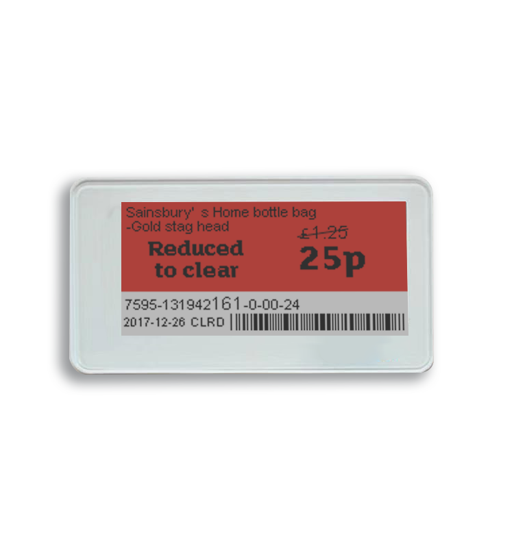 sertag electronic shelf labels