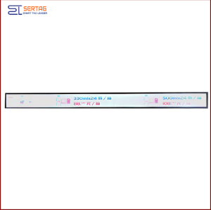 23inch Digital Signage Stretched LCD Bar Display Shelf Edge LCD Display for Supermarket Advertising