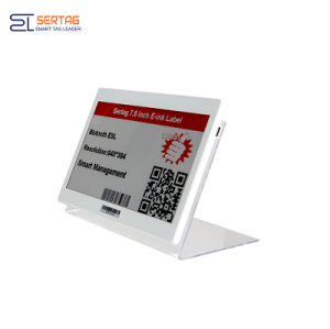 Sertag Bluetooth Electronic Shelf Labeling Mobile Apps  2.4G 7.5inch Ble Low Power