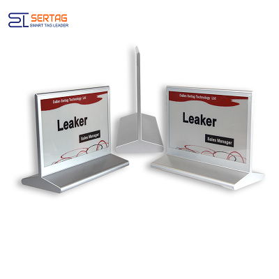 Sertag 7.5inch Double Sides Digital Table-top Signage or Name Plates for Meeting Room