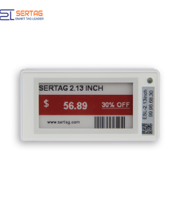 Sertag Bluetooth Electronic Shelf Labels 2.13inch BLE Low Power Mobile Apps