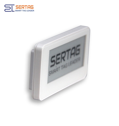 Etiquetas electrónicas Sertag NFC de 1,54 pulgadas para estanterías sin batería