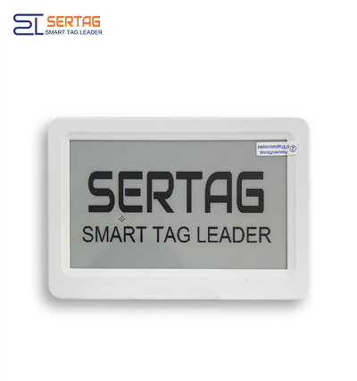 Sertag 7.5 inch NFC Electronic Shelf Labels Without Battery