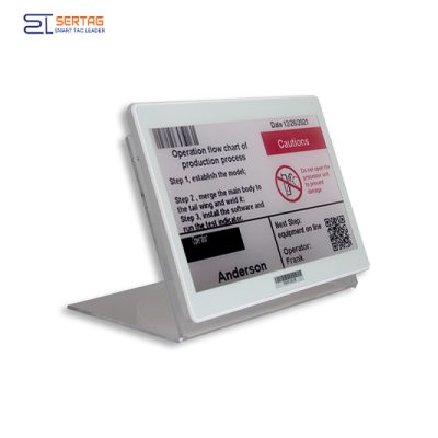 Sertag Warehouse Etiqueta electrónica de tinta electrónica Tricolores 7.5 pulgadas SETR0750R