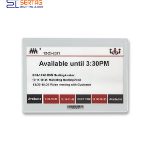 Sertag E-ink Digital Door Signage For Meeting Room Low Power