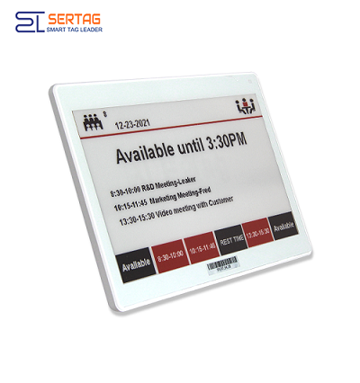 Sertag Digital Table Signage For Meeting Room Wireless Transmission Ble SETPB1020R