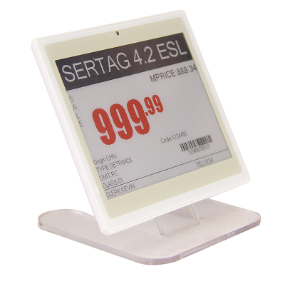 El estante electrónico de Sertag etiqueta la transmisión inalámbrica de los tricolores de la prenda impermeable IP67 para la venta al por menor