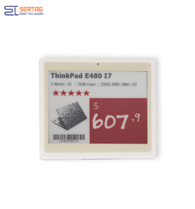 Sertag Electronic Shelf Labels IP67 2.4G 4.2inch BLE Low Power SETRV3-0420-43