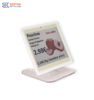 Sertag Electronic Shelf Labels Waterproof IP67 Tricolors Wireless Transmission For Retail