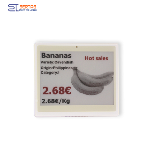 Sertag Retail Electronic Shelf Labels 2.4G 4.2inch Low Power