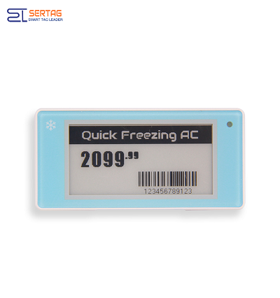 Etiqueta de precio digital de baja temperatura de 2.13 pulgadas Etiquetas de tinta electrónica Etiqueta de estante electrónico para venta al por menor