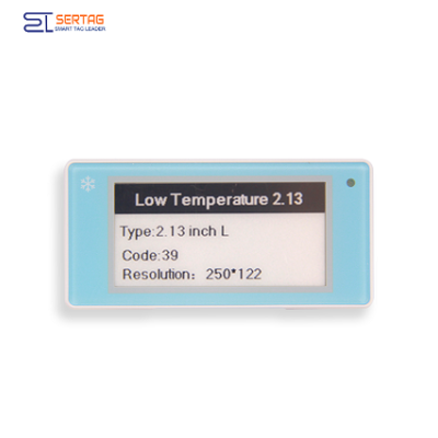 El estante electrónico Sertag etiqueta la temperatura baja 2.4G para la venta al por menor SETRV3-0213-39