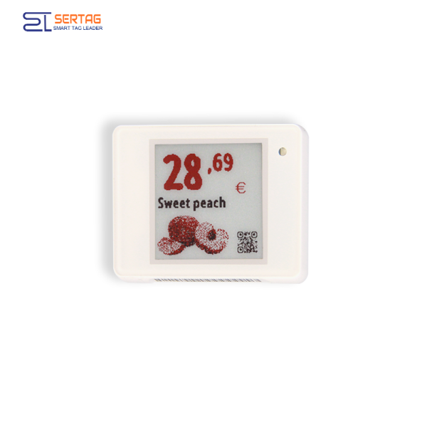 Sertag Etiqueta de tinta electrónica para venta al por menor de 1,54 pulgadas 2,4G inalámbrica SETRV3-0154-33