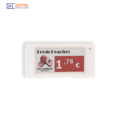 Sertag Electronic Shelf Labels 2.4G 2.66 pulgadas BLE Low Power SETRV3-0266-3A