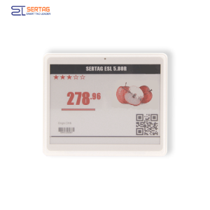 Sertag Electronic Price Tags 2.4G 5.8 inch Tricolors Wireless SETRV3-0580-4F
