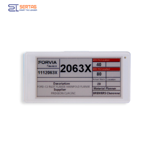 Sertag Electronic Shelf Tags 2.4G 3.5inch Tricolors Wireless SETRV3-0350-55