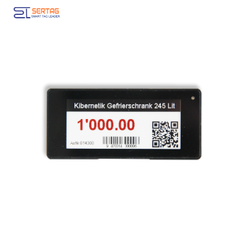Sertag 2.9inch Electronic Price Tags 2.4G Digital Price Tags, E-paper Display, Long Battery Life