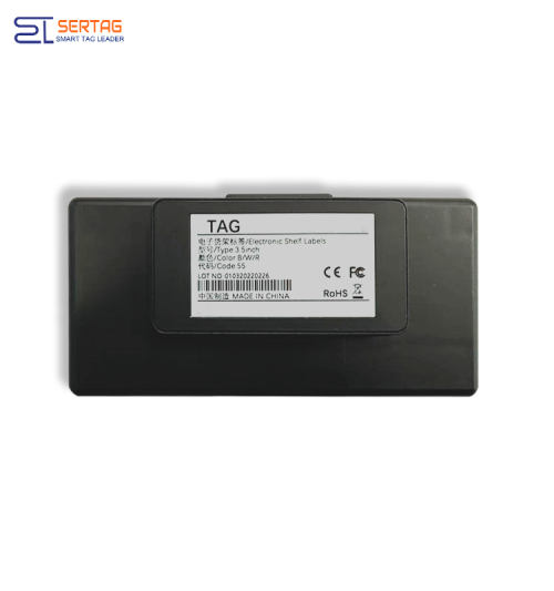 Sertag Electronic Shelf Tags 2.4G 3.5inch Black Housing  SETRV3-0350-55
