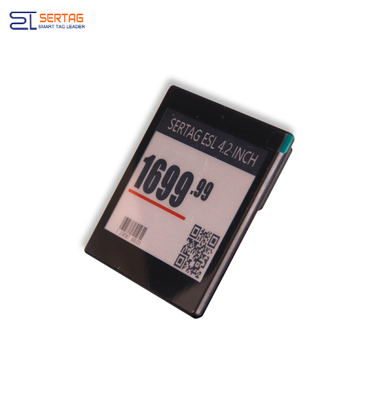 Las etiquetas electrónicas Sertag con carcasas negras ya están en el mercado