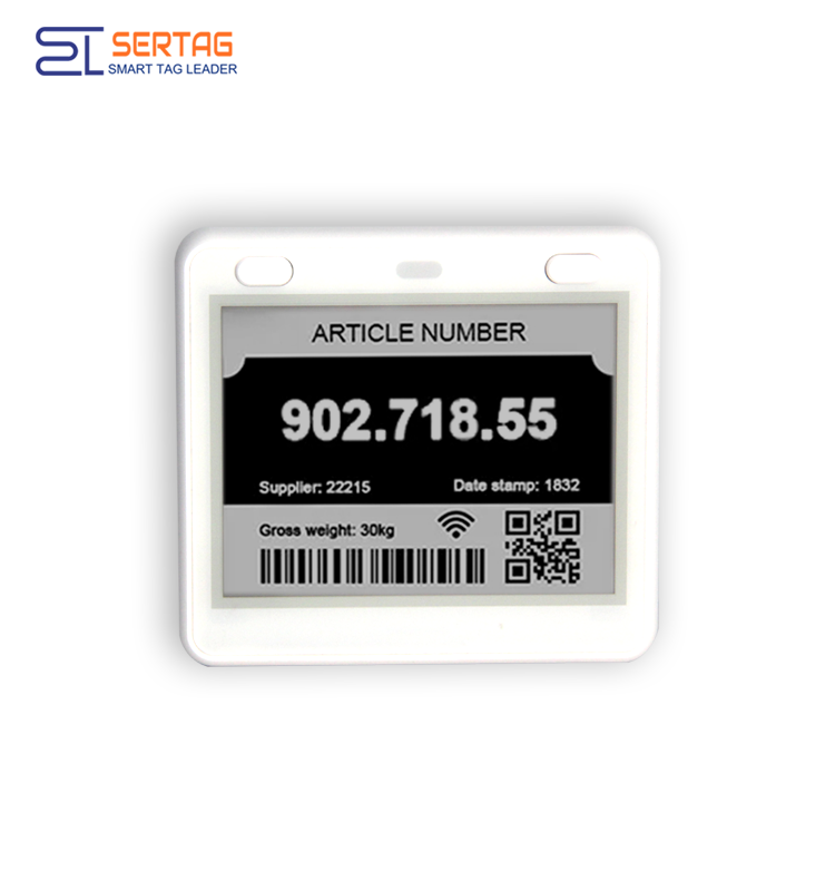Sertag 4.2inch Wifi Tags With Two Buttons On The Market