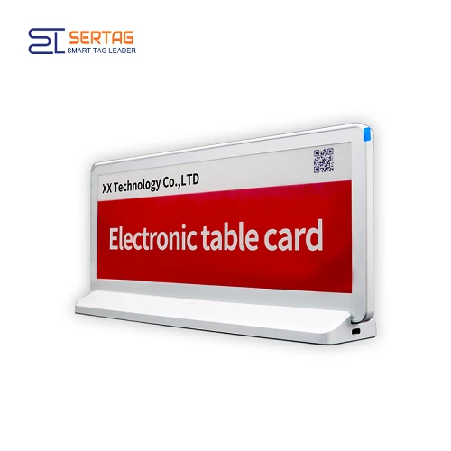 Bluetooth 10.8inch E-ink Name Plates E-ink Meeting Room Signage Double Sides Digital Table-top Signs