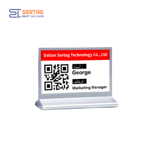 WiFi tarjeta de mesa de tinta electrónica de doble cara de 7,5 pulgadas para conferencias