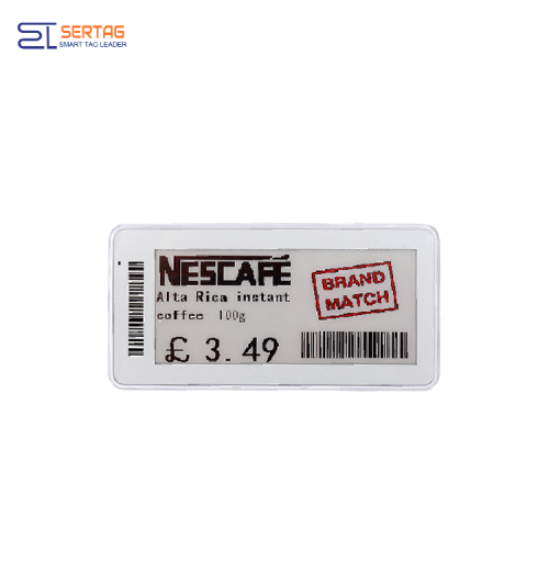2.9 inch 2.4G ESL Electronic Shelf Labels Digital Price Tags for Grocery Stores