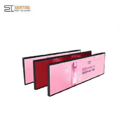 47 inch Digital Signage Stretched LCD Bar Display Shelf Edge LCD Display for Supermarket Advertising