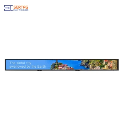 Pantalla lcd para estanterías de señalización digital minoristal de 23 pulgadas