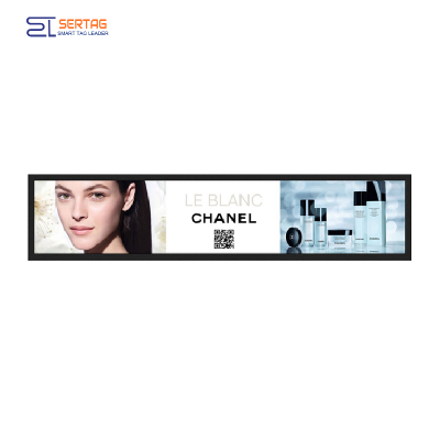 37inch Digital Signage Stretched LCD Bar Display Shelf Edge LCD Display for Supermarket Advertising