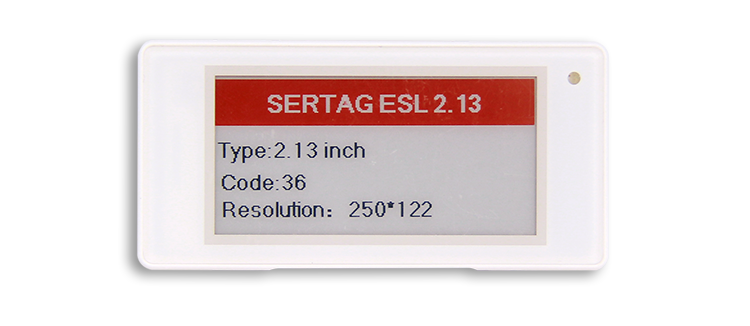 Sertag Electronic Shelf Labels 2.4G 2.13inch