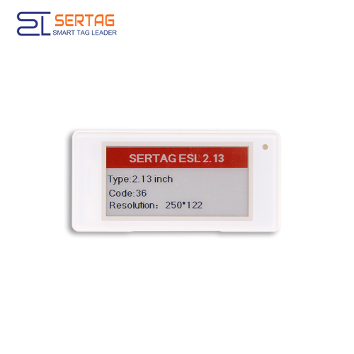 Etiquetado de precios electrónico de 2,13 pulgadas, fabricante de etiquetas de precios digitales de baja potencia 2,4G