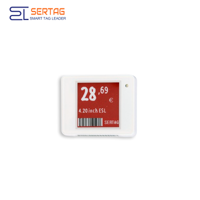 Sertag 1.54 inch Electronic ink Label Retail 2.4G Wireless ESL Tags Supermarket