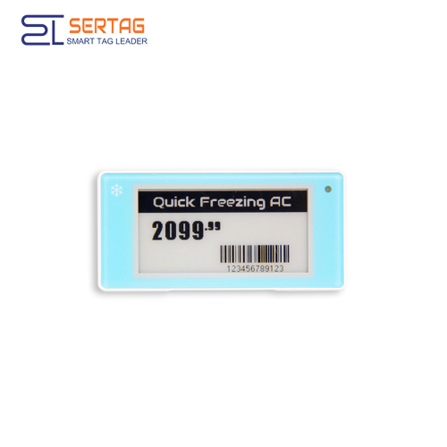 Etiquetado electrónico de precios 2,4G de baja temperatura de 2,13 pulgadas en ambiente frío