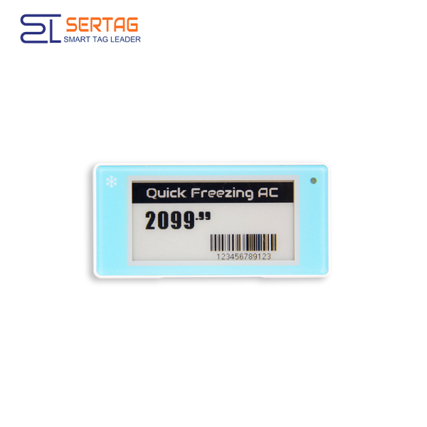Etiqueta de precio digital de baja temperatura de 2.13 pulgadas Etiquetas de tinta electrónica Etiqueta de estante electrónico para venta al por menor