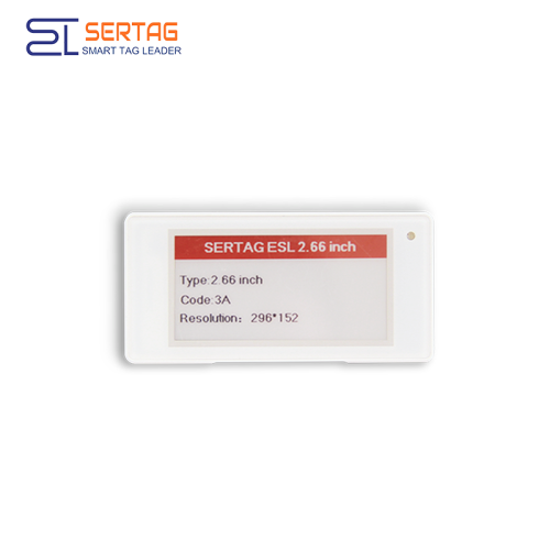 Sertag Retail Electronic Shelf Labels 2.4G 2.66 inch Low Power Epaper Digital Price Labels