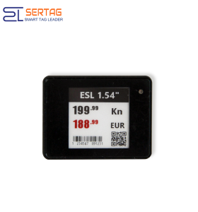 Sertag 1.54inch Retail Electronic Shelf Labels 2.4G ESL Digital Price Tags