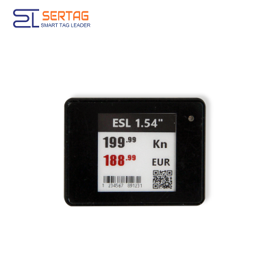 Sertag 1.54inch Retail Electronic Shelf Labels 2.4G ESL Digital Price Tags