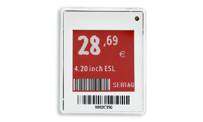 Etiquetas de precios electrónicas de 1,54 pulgadas