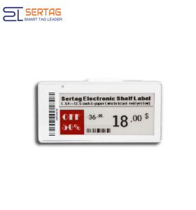 Sertag Warehouse Etiquetas digitales inteligentes tricolores 2,9 pulgadas