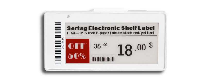 2.9 inch warehouse digital smart labels