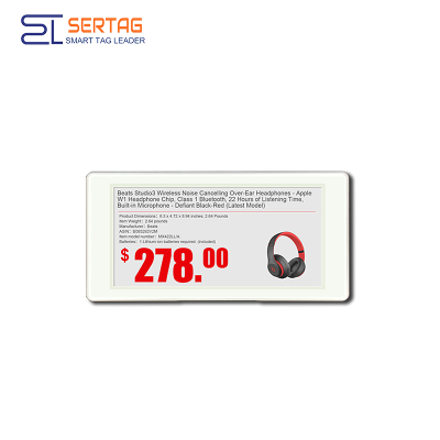 3.5inch Wireless 2.4G Digital Smart Label, Support Customizable E-paper Electronic Label Template