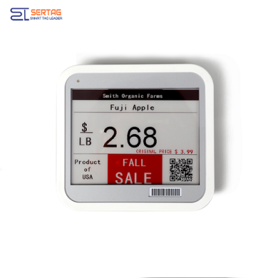4.2 inch bluetooth 5.0 white black red digital price tag e-ink electronic shelf label for retail