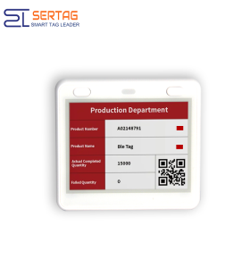 4.2inch E-ink Tags for Smart Factory, Wi-Fi Digital Signage for Meeting Room