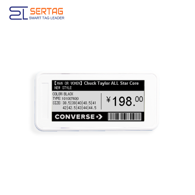 2.9 inch Bluetooth 5.0 E-ink Sisplay Tag Electronic Shelf Label