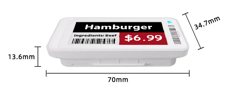 2.13 inch electronic price label